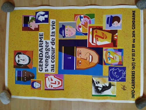 Affiche gendarmerie fore - affiche,