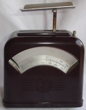 Ancien Pèse Lettres, Balance de Bureau, en Bakélite, de Marque EM, vers 1940