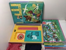 Jeu Vintage : Animaux et Réserves de France - Fernand Nathan 1974 - Complet