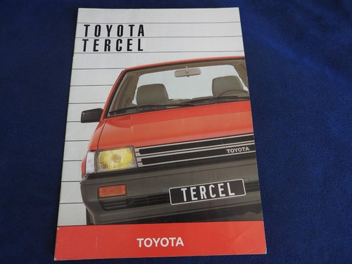 Catalogue toyota tercel 1984 - catalogue,