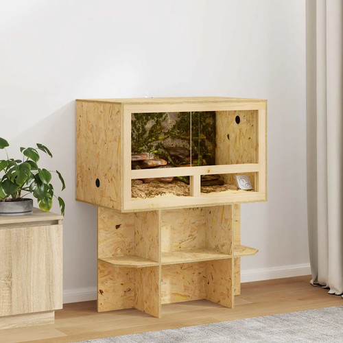 Terrarium avec étagère avec