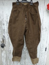 Pantalon laine culotte de cheval 39 40 soldat armée française wwii ww2