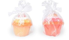 Lot de 2 - Bougie Cupcake - gâteau