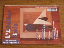 16µµ  Revue L'Atelier Bois n°88 Armoire salle de bain Banc jardin Petit avion