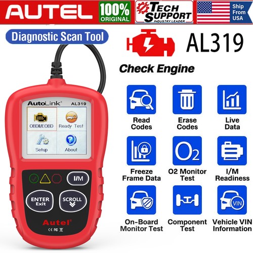 Autel autolink al319 obd2 can - autel,