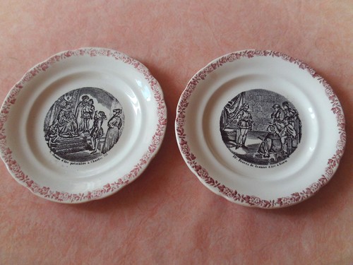 Assiettes parlantes terre - parlantes, en