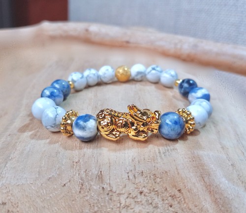 Lucky pixiu bracelet blue - bracelet,,