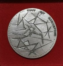 Médaille bronze art déco