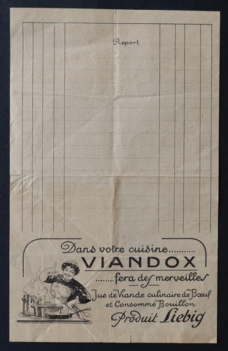 Facture viandox liebig - ,
