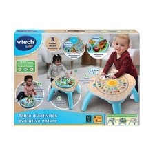 VTECH TABLE D'ACTIVITÉS ÉVOLUTIVE NATURE (JOUET AVEC PARTIE BOIS CERTIFIÉ FSC)