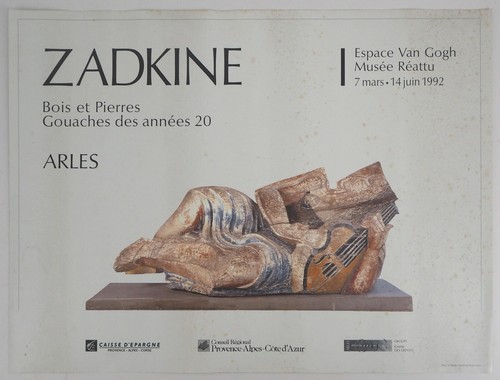Affiche art ossip zadkine - d'art],