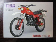  BROCHURE CATALOGUE 1982 MOTO FANTIC RSX 80