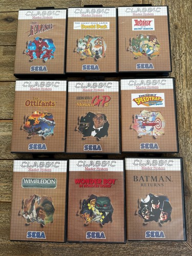 Lot jeux sega master - lot, 9