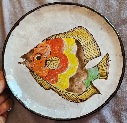 Rare assiette table signée - assiette,
