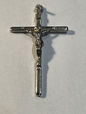 Bijoux Pendentif Crucifix Croix du Christ Grande Taille (L43)