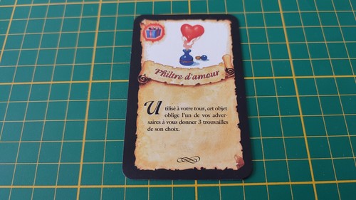 Carte objet philtre amour - carte,