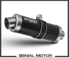 Echappement Storm by Mivv Gp Nero Acier pour Yamaha Fzs 1000 Fazer 2001 > 2005