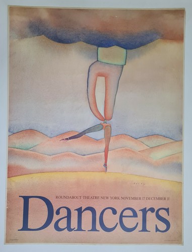 Dancers folon 1977 affiche - dancers,