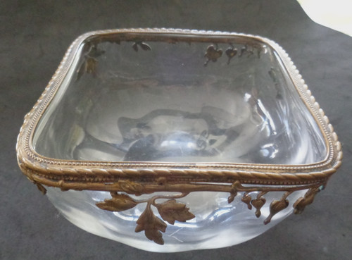 Vide poche art nouveau verre - poche,