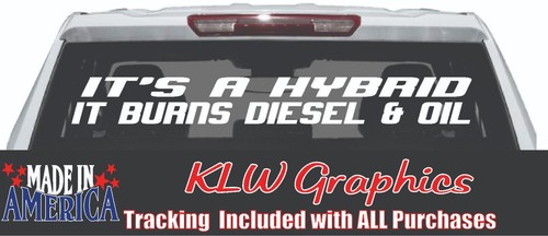 Hybrid burns decal sticker - burns,