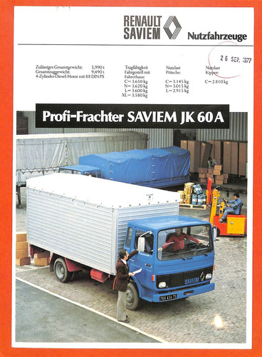 Saviem trucks a - jk, 60