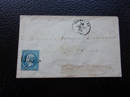 France enveloppe 1865 - france, (b23)
