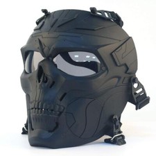 Skull Mask Masque Tactique de Protection intégral Masque Airsoft Paintball Je...