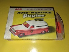 PEUGEOT 403 PUBLICITAIRE CHOCOLATS PUPIER A MONTER- NO NOREV NO MINIALUXE NO CIJ