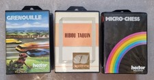 Trois jeux Micronique Hector