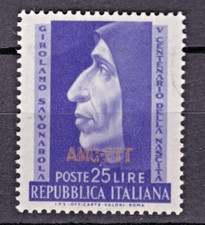 TIMBRE 1952 ITALIE TRIESTE N°