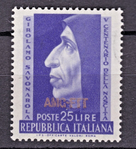 Timbre 1952 italie trieste - 1952, n°