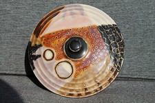 Magnifique Céramique Grande Bonbonnière Boite Camille Tharaud 15 cm Limoges