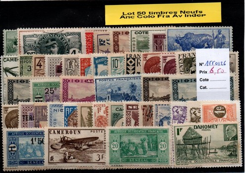 Lot timbres des - lot, 50