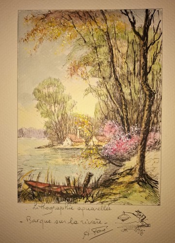 Lithographie originale signée - lithographie,