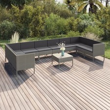 Salon de Jardin 9 pcs avec
