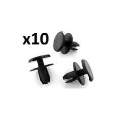 10 clips, rivets, fixations, agrafes de pare choc avant Opel ASTRA G  1406925, 9