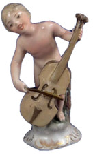Figurine De Musicien En Porcelaine Cozzi Italienne Porzellan Figur Figure Italie