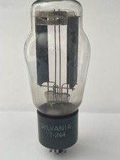 RARE NOS VT244 TUBE SYLVANIA 5U4G full rectifier year 1945 square getter USA