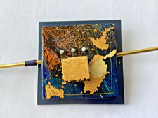 BIJOU D’ARTISTE BROCHE SCULPTURE SIGNÉE ALAIN LEROLLE PIÈCE UNIQUE VINTAGE