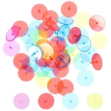 50pcs Plastique Round