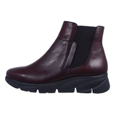 Fluchos Bona: Bottines Plateforme Pour Femme Avec Zip Bordeaux Léger F1361