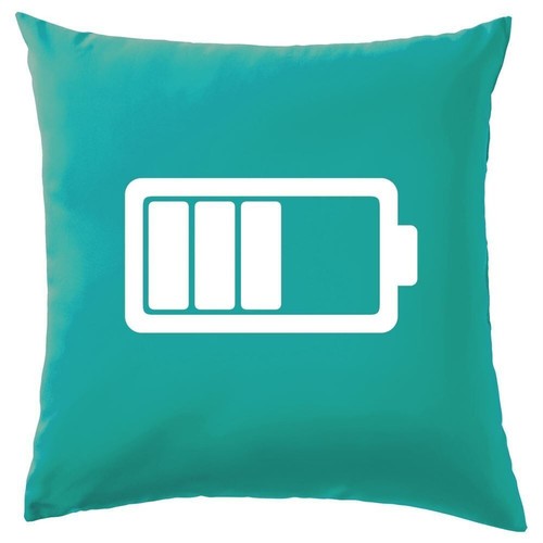 Batterie symbole coussin - -,