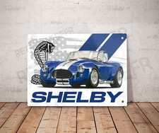 Plaque métal vintage Ac Cobra Enseigne Garage Décoration Déco Voiture shelby