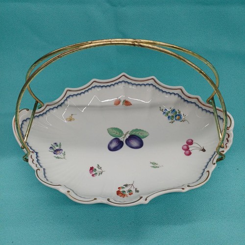 Assiette profonde motif fruits