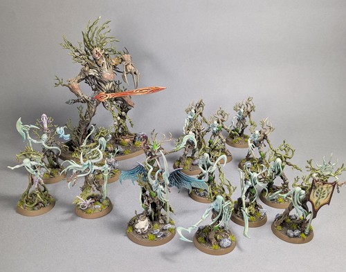 Armée sylvaneth peinte - armée,