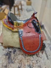 Selle en cuir de stock avec