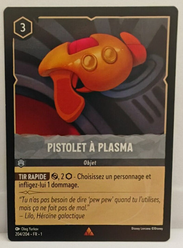 Carte disney lorcana pistolet - carte,