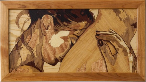 Amour histoire bois - , mosaïques