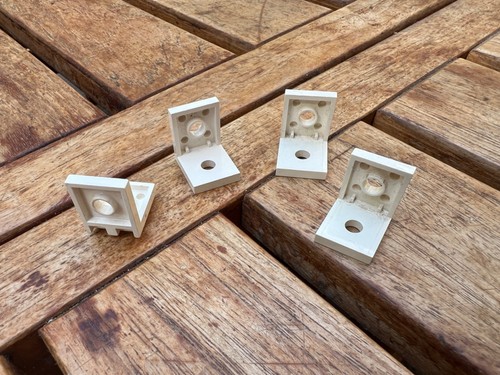 Lego white bracket ref 3956 - white,
