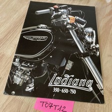 Ducati Indiana 350 650 750 moto prospectus catalogue brochure en italien